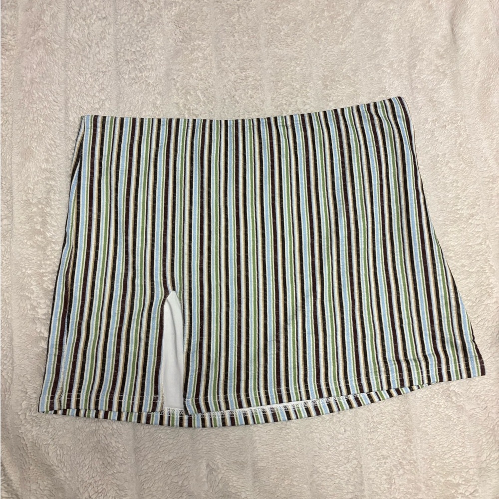 Princess Polly Multicolor Striped Mini Skirt